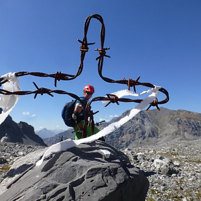 Biken in Südtirol bis zum Gipfelkreuz