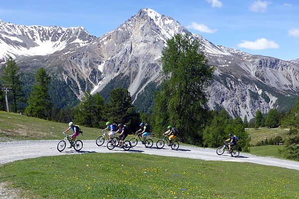Mountainbiketour im Vinschgau mit Guides von Südtirolbike